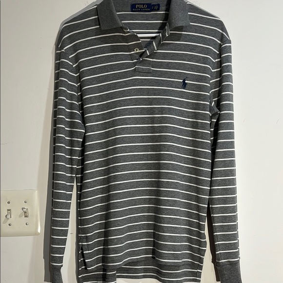 Polo Ralph Lauren Other - Polo by Ralph Lauren Gray Striped Men's Shirt S. I-27